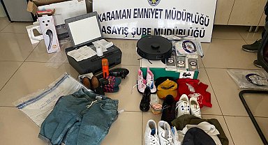 Çaldığı ürünleri iade ederek paraya çevirmeye çalışan 1 kişi tutuklandı