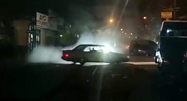 Drift atan sürücüye 30 bin 52 lira cezai işlem uygulandı