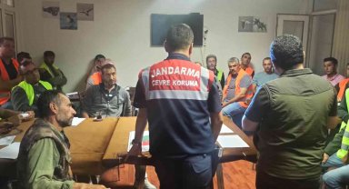 Jandarmadan avcılara "Avlanma" eğitimi