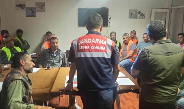 Jandarmadan avcılara "Avlanma" eğitimi
