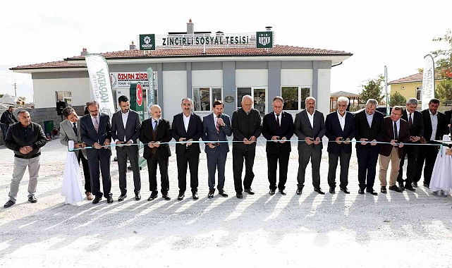 Karatay'da Zincirli Sosyal Tesisi hizmete açıldı