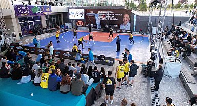 Konya'da 3x3 Basketbol Turnuvası heyecanı yaşandı