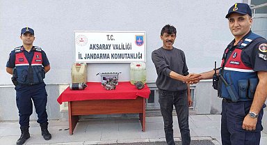 Tarladan malzeme çalan hırsız JASAT'tan kaçamadı