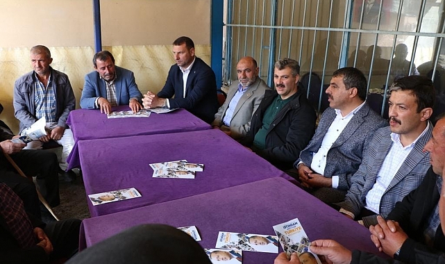 AK Partinin "Yüz yüze 100 gün" programıyla ilçe ve köylerde