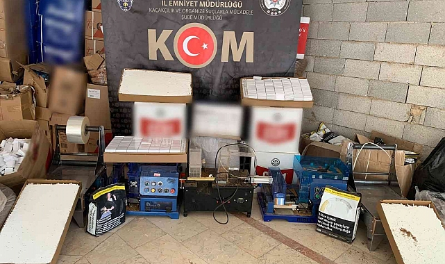 Ev değil sigara imalathanesi çıktı