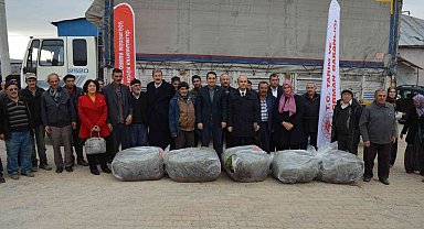 Hüyük'te üreticilere 170 bin adet lavanda fidesi dağıtıldı