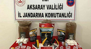 Jandarmadan kaçak tütün operasyonu: 2 gözaltı