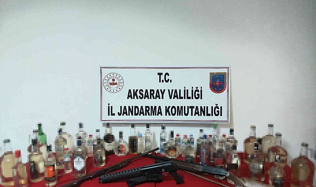 Jandarmadan yılbaşı öncesi sahte alkol operasyonu
