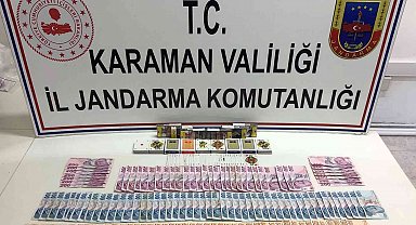Karaman'da kumar oynayan 8 kişi, suçüstü yakalandı