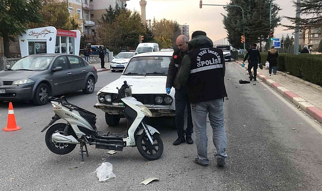 Karaman'da otomobilin çarptığı bisiklet sürücüsü ağır yaralandı