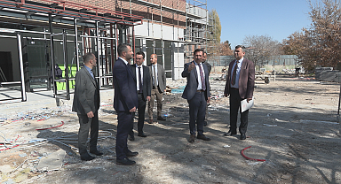 Karatay Belediyesi Spor Salonu'nun yapımı sürüyor