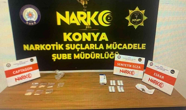 Konya'da uyuşturucu satıcısı kuaför yakalandı