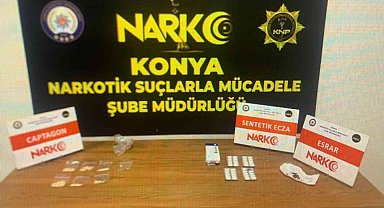 Konya'da uyuşturucu satıcısı kuaför yakalandı