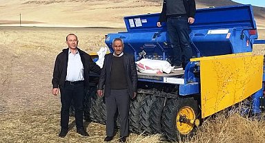Kulu'da arpa ve buğdaya alternatif deneme amaçlı ketencik ekimi başladı