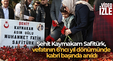 Şehit Kaymakam Safitürk, vefatının 6’ncı yıl dönümünde kabri başında anıldı