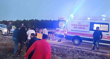 Beyşehir Kontrolden çıkan otomobil devrildi, sürücüsü ağır yaralandı