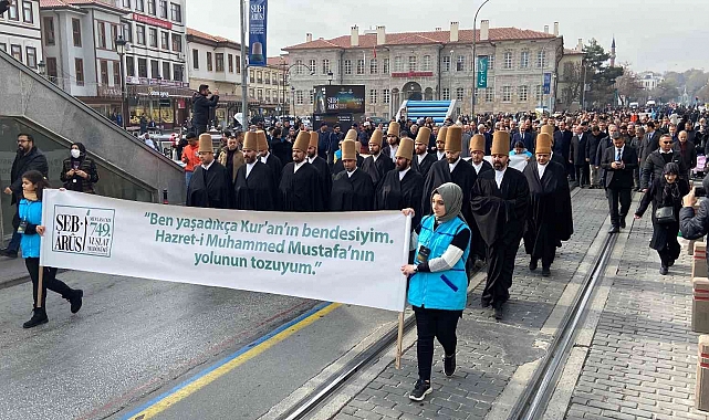 Hazreti Mevlana'nın 749. Vuslat Yıldönümü Anma Törenleri (Şeb-i Arus) başladı.