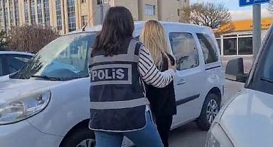Kadınları fuhşa zorlayan kadın yakalandı