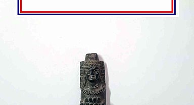 Karaman'da Roma dönemine ait heykel ele geçirildi