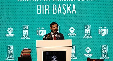 Karatay Belediyesi "35 Bin Kitap Desteği" projesini tanıttı