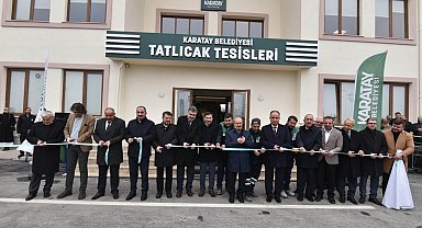 Karatay Belediyesi Tatlıcak Tesisleri yeni binası açıldı