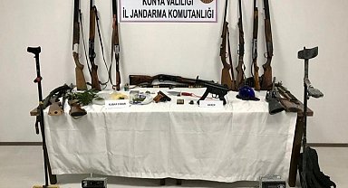 Konya'da jandarmadan uyuşturucu ve hırsızlık operasyonu