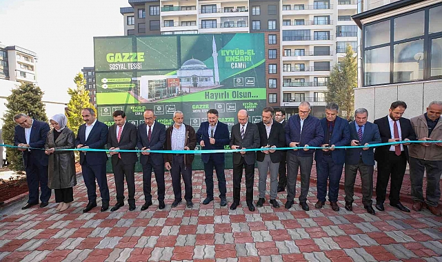 Meram'da Gazze sosyal tesisi ve cami hizmete açıldı