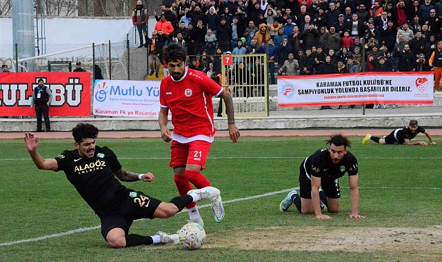 TFF 3. Lig: Karaman FK: 1 - Iğdır FK: 0