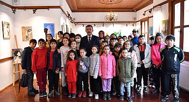 Altındağlı gençlerden resim sergisi