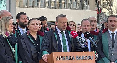 Ankara Barosu'ndan anlamlı yürüyüş