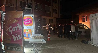 Ankara'da bina girişinde göçük meydana geldi, 19 daire tahliye edildi