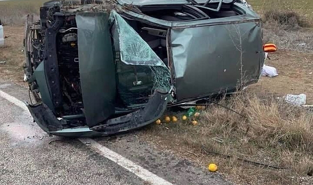 Ankara'da trafik kazası: 1 ölü, 1 yaralı