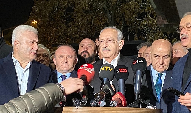 CHP Genel Başkanı Kılıçdaroğlu, hastaneye kaldırılan İYİ Parti Genel Başkanı Meral Akşener'i ziyaret etti