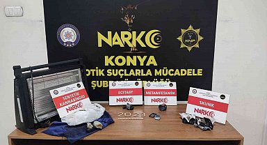 Elektrikli ısıtıcının içinde uyuşturucu ele geçirildi