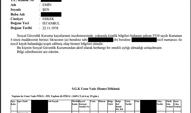 İçişleri Bakanlığından 'Emin Şen' açıklaması