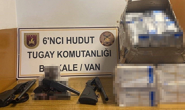 İran sınırında yakalanan atlı şahsın üzerinden 3 av tüfeği çıktı