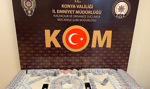 Konya'da 55 bin 100 TL değerinde sahte para ele geçirildi