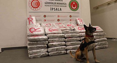 Yunanistan sınırında uyuşturucu tacirlerine darbe