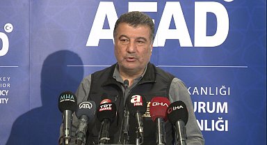 AFAD Deprem ve Risk Azaltma Genel Müdürü Tatar: "Şu ana kadar toplamda 3 bin 858 artçı sarsıntı var"