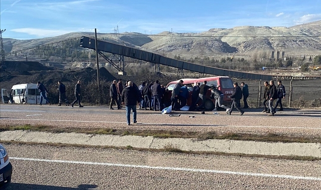 Ankara'da iki minibüs çarpıştı: 1 ölü, 3 yaralı