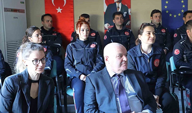 Büyükşehir itfaiyesinden AB Projesi eğitimi