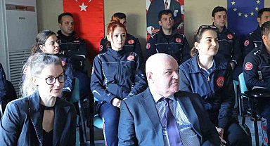 Büyükşehir itfaiyesinden AB Projesi eğitimi