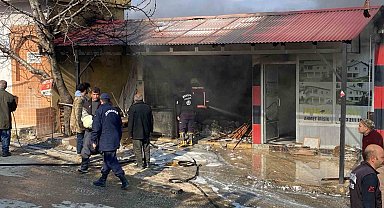 Çamlıyayla'da korkutan yangın