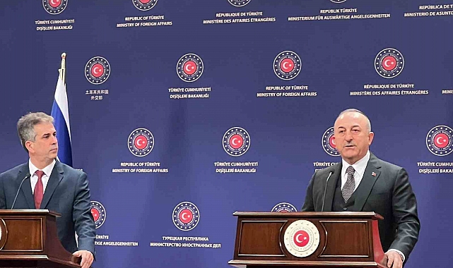 Dışişleri Bakanı Çavuşoğlu, İsrailli mevkidaşı Cohen ile bir araya geldi