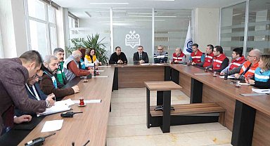ERÜ'de 'Afet Ekibi Toplantısı' gerçekleştirildi