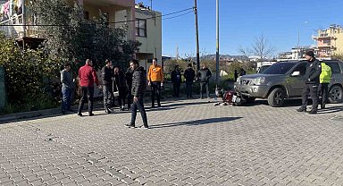 Gazipaşa'da motosikletle otomobil çarpıştı: 1 yaralı