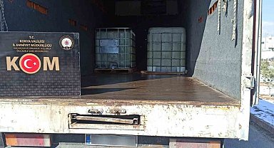 Konya'da 6 bin 220 litre kaçak akaryakıt ele geçirildi