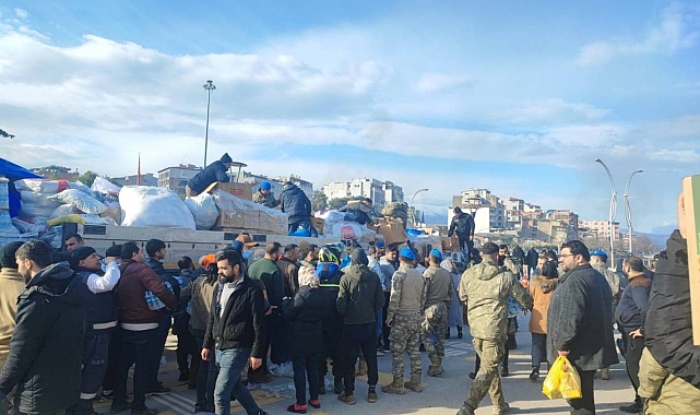 MSB: "Komando Tabur Komutanlığımız erzak dağıtımına devam ediyor"