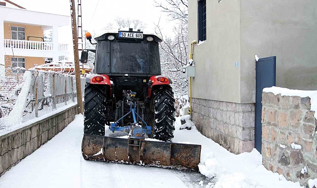 Talas'ta kış çalışmaları aralıksız sürüyor