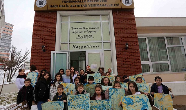 Yenimahalleli çocukların ara tatili dolu dolu geçti